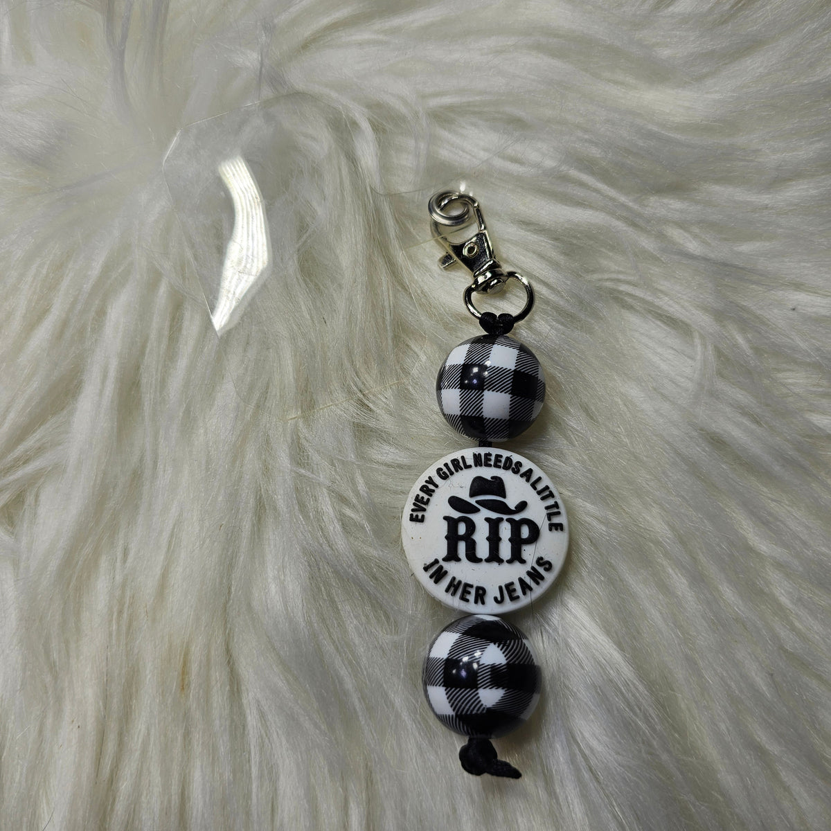 Beaded Phone Charm
