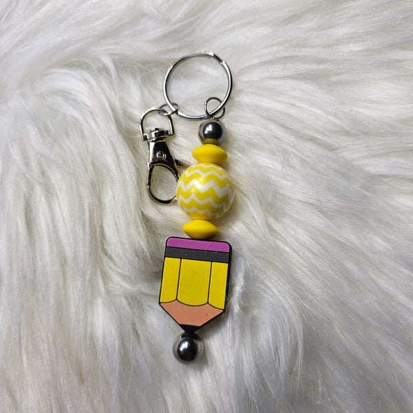 Custom Beaded Keychain