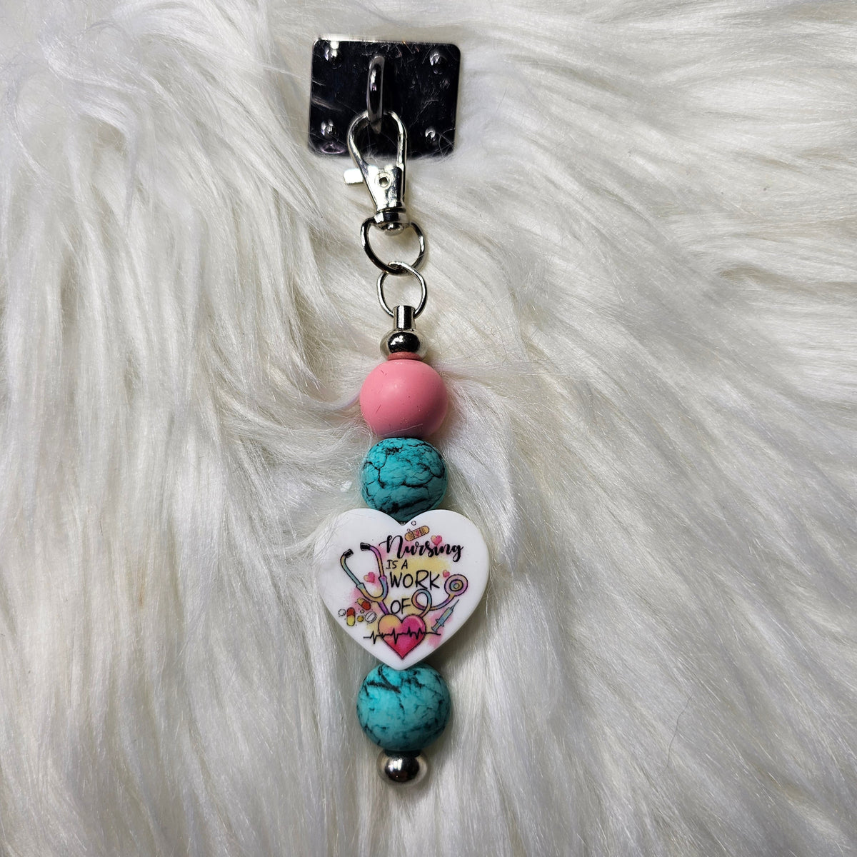 Custom Beaded Tumbler Charm