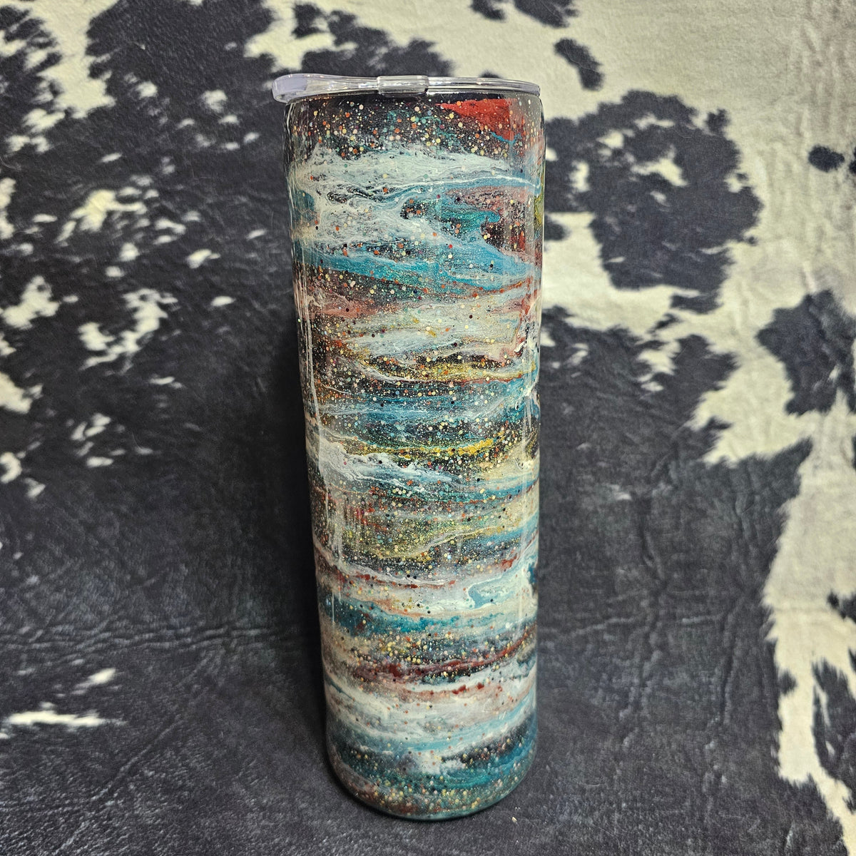 30 oz Glitter Boho Storm SS Epoxy Tumbler – Free Spirit Style