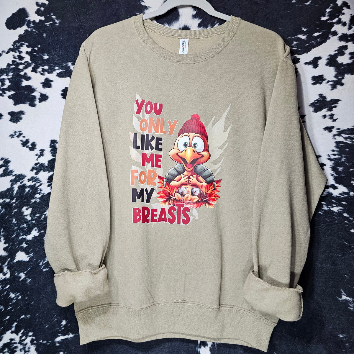 Liked for the Breasts, Not the Vibes Crewneck