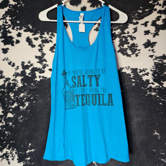 Salty Blue Tank Served With Attitude