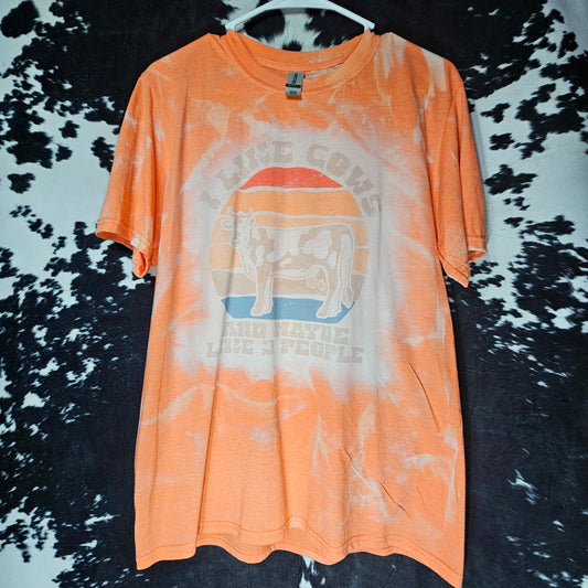 I Like Cows – Everyday – Graphic Tee – snarky tee mood for “I tried” without trying too hard