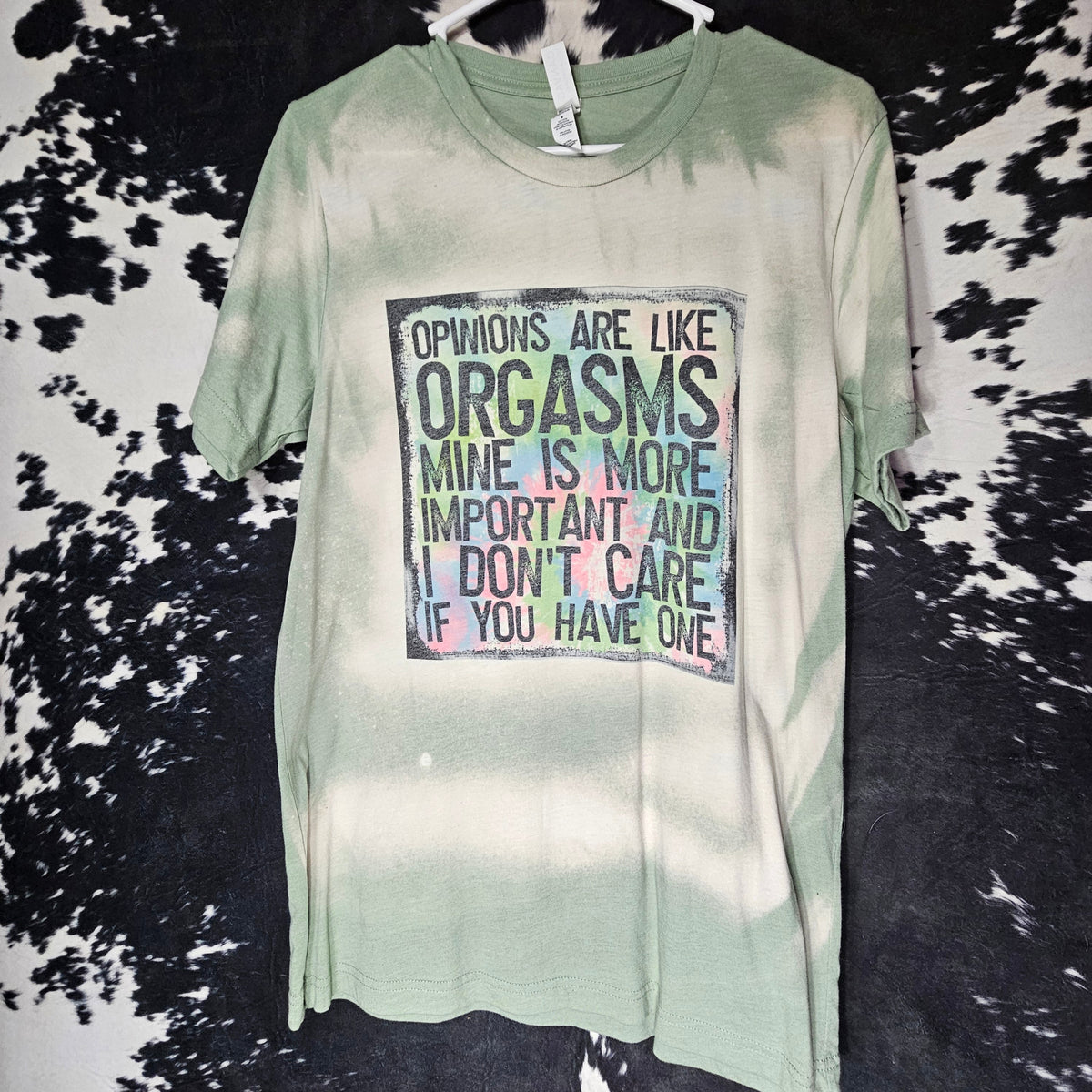 Opinions Are Free—Keep Yours Bleached Tee