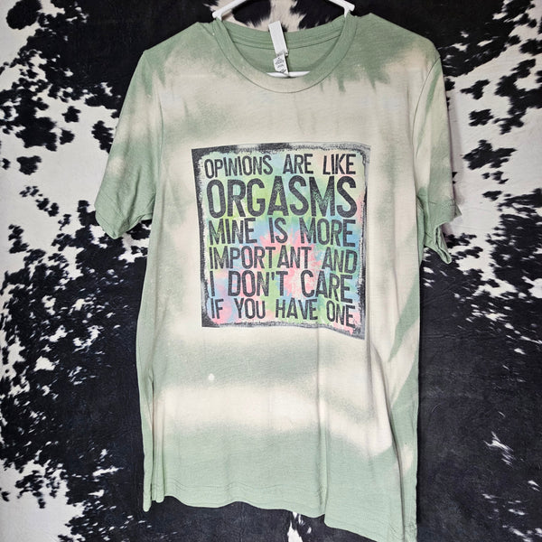 Opinions Are Free—Keep Yours Bleached Tee