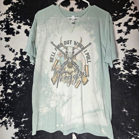 Trigger Happy & Not Apologizing Sage Tee