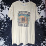 Long Haul Cream Tee Built for the Long Damn Road