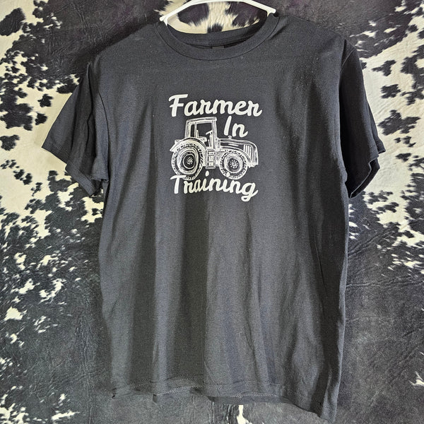 Farmer in Training No Days Off Youth Tee