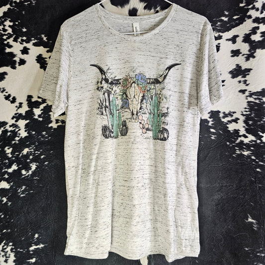 Skull and Cactus Badlands Tee