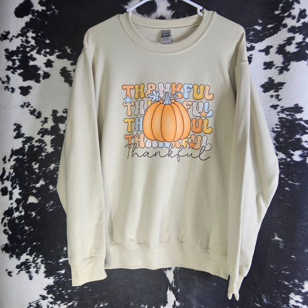 Grateful, Blessed & Still Feral Crewneck