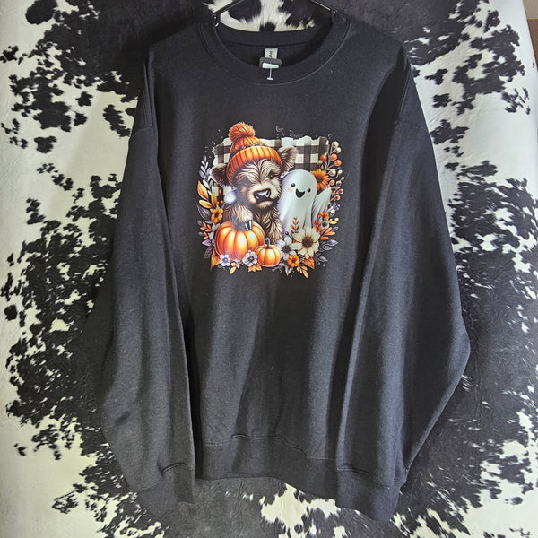 Farm Spooky Squad Goals Crewneck
