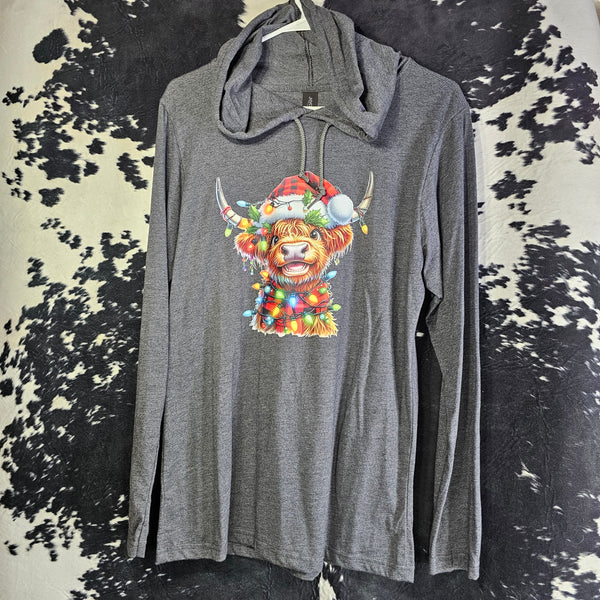 Tangled Highlander Face Deep in the Holiday Mess Crewneck