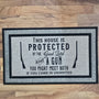 Good Lord & a Gun Welcome Mat