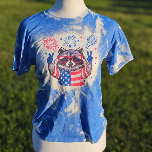 Peace Racoon 4th Tee - Youth