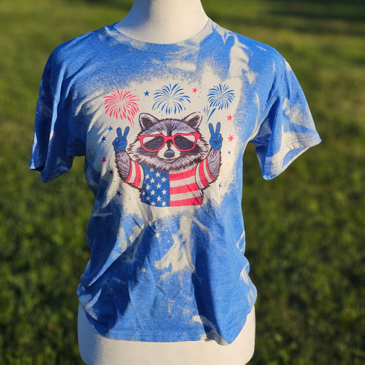 Peace Racoon 4th Tee - Youth