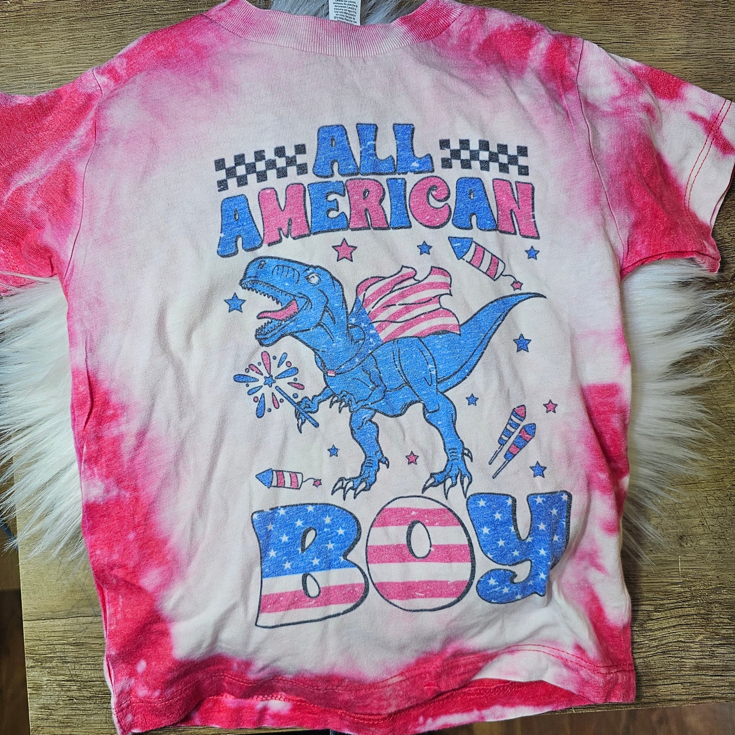 Dino American Boy Tee - Toddler