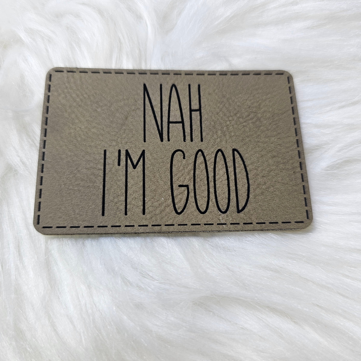 Leather Hat Patch
