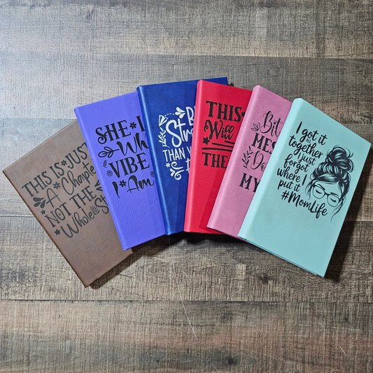 Leather Engraved Journals/Notebooks