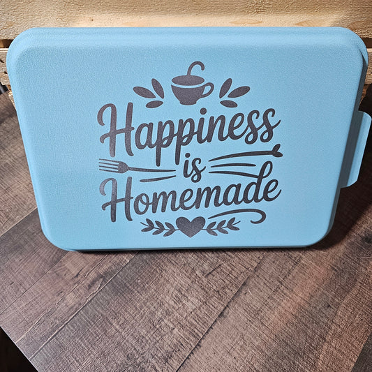Happiness Teal Cake Pan