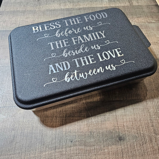 Bless the Food Black Cake Pan