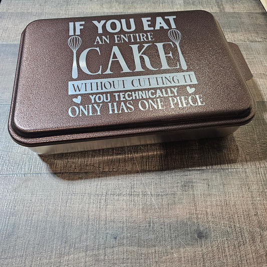 One Piece Bronze Cake Pan