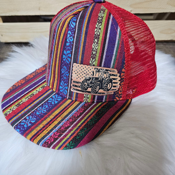 Raised on Dirt Roads Youth Tractor Hat – No City Kids Allowed