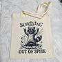 "Out of Spite" Raccoon Tote