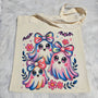 Colorful Ghosts Halloween Tote