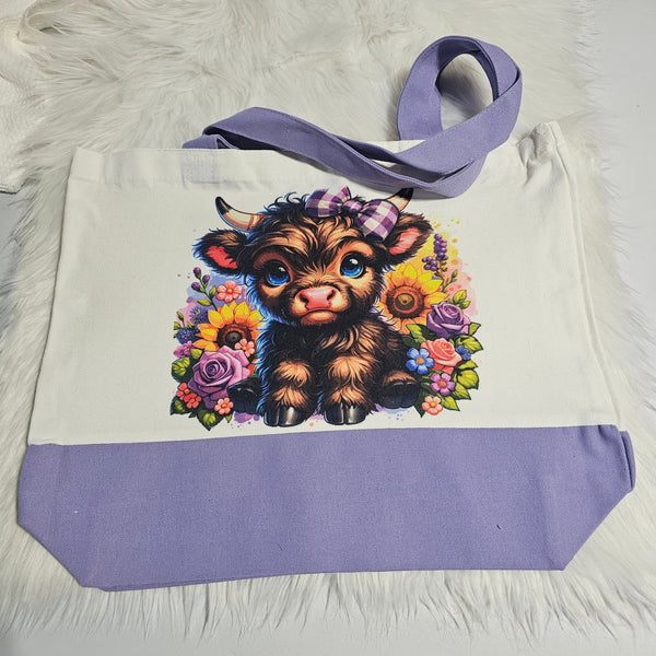 Highland Flowers Large Tote