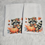 Pumpkin Raccoon Towel Set