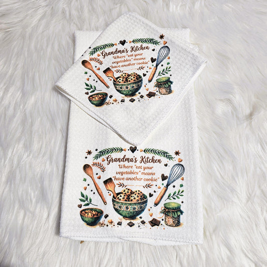 “Grandma’s Kitchen” Towel & Washcloth Set