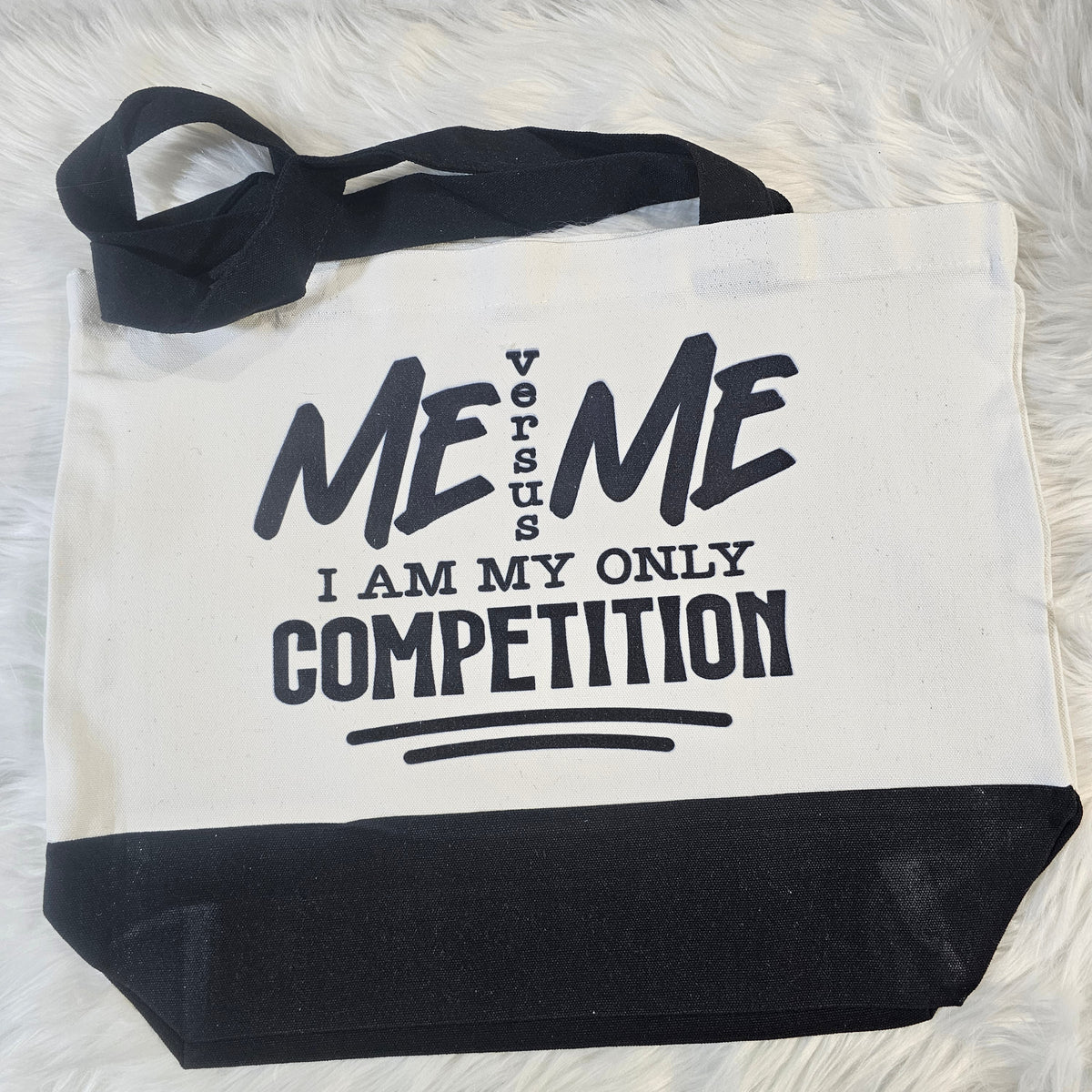 Me vs. Me Large Tote