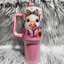 40 oz Piggy Pink Ombre Tumbler
