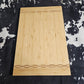 Bamboo Cutting Board with Butcher Block Inlay