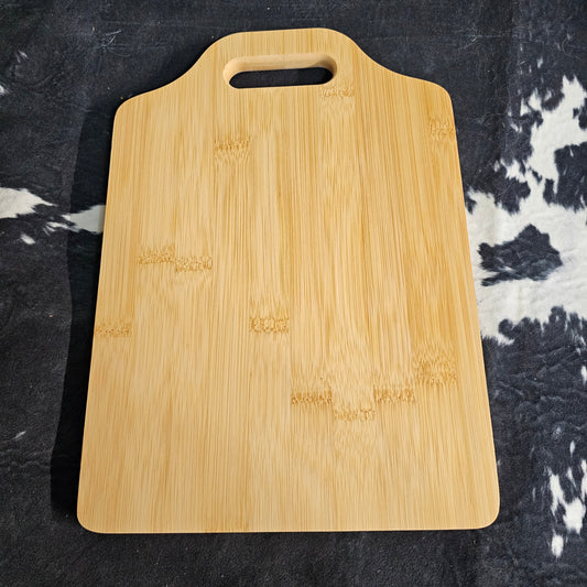 13" x 9" Bamboo Cutting Board with Handle