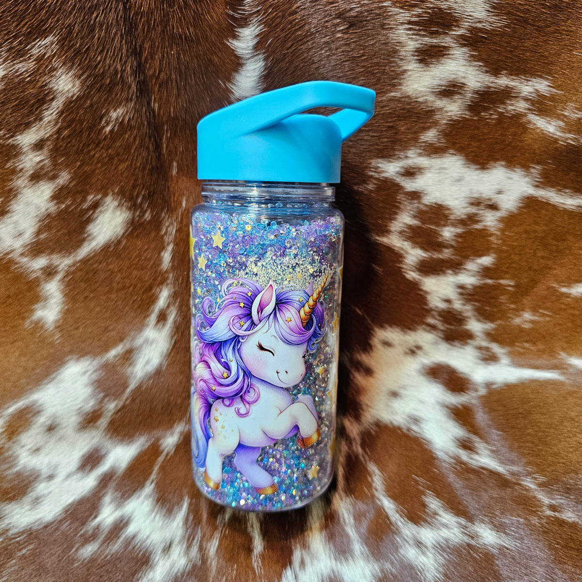 Starry Unicorn Crystal Waterbottle