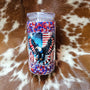 Soaring Eagle Flag Rhinestone Tumbler