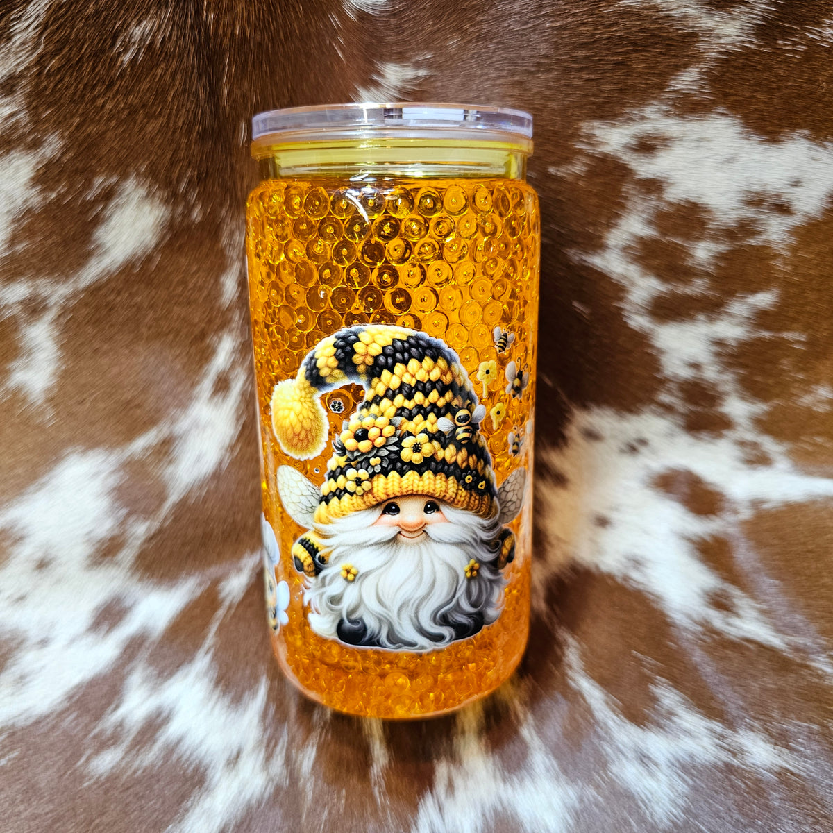 Honey Bee Gnome Lava Tumbler