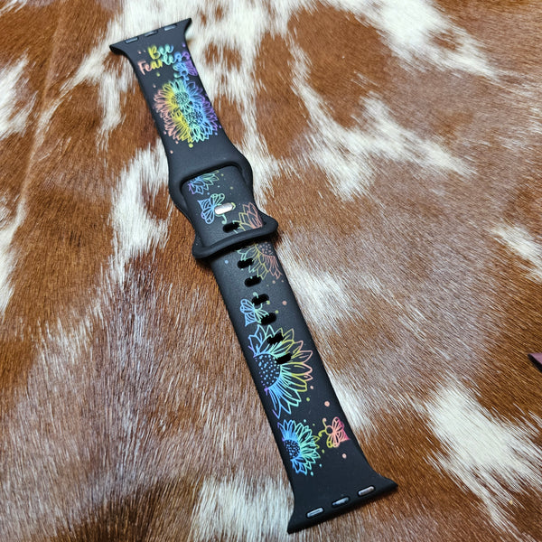 Bee Fearless Sunflower Watch Band