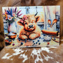 Baby Highland Cow Baking Day Board