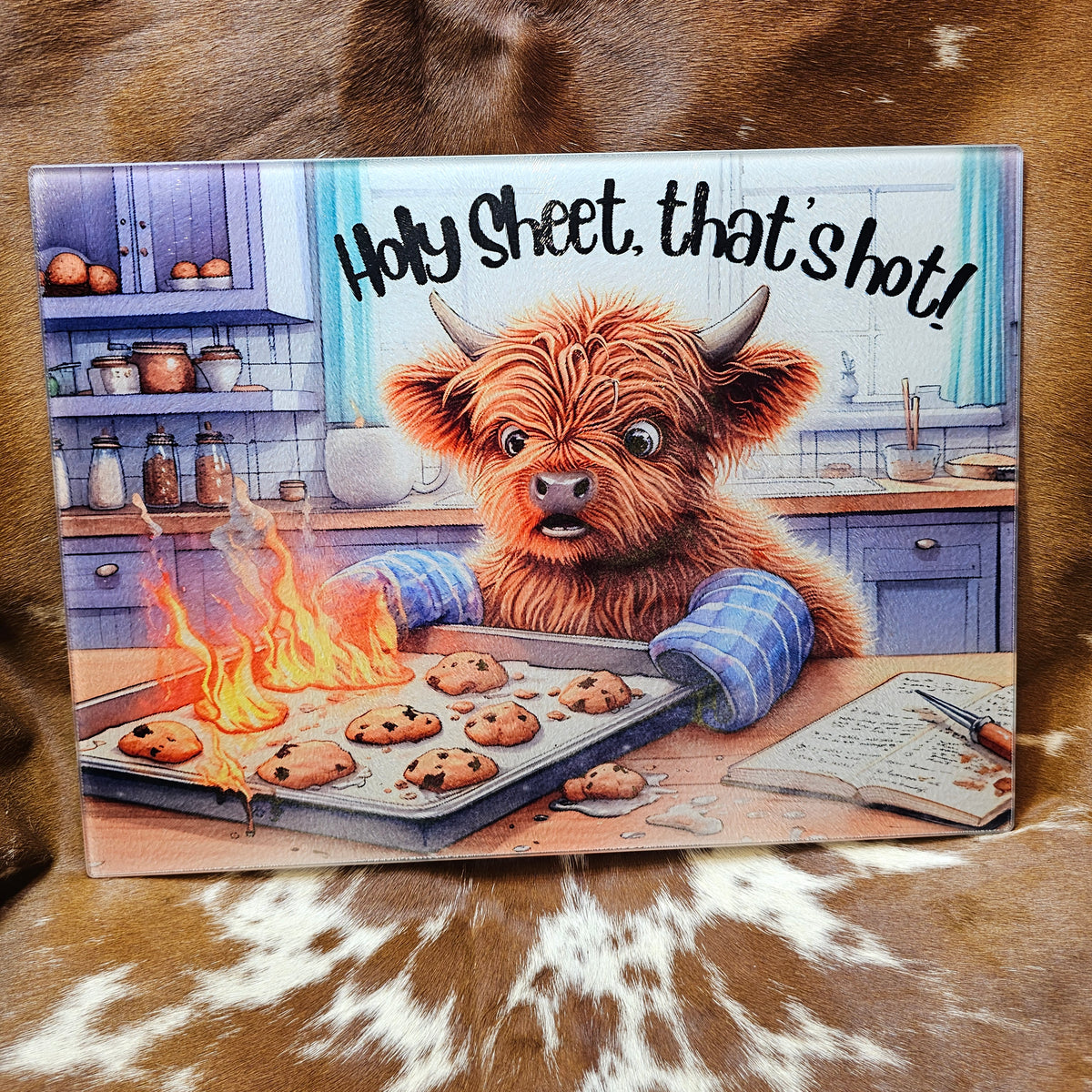 "Holy Sheet, That's Hot!" Board