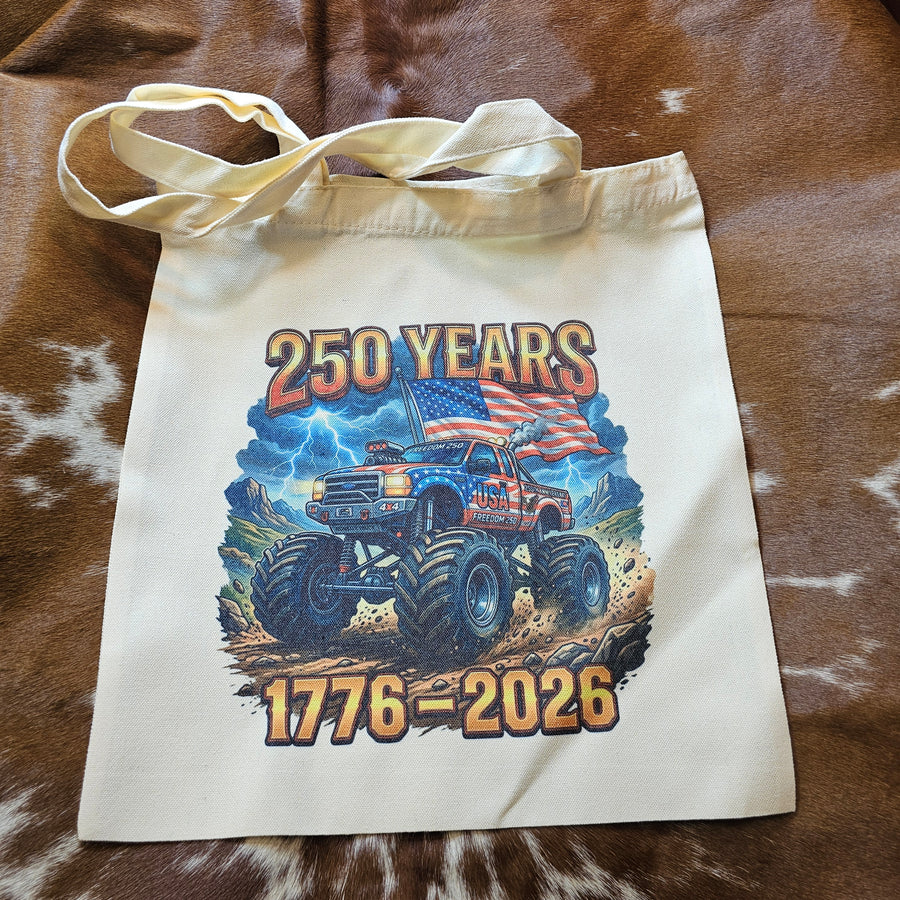 250 Years Monster Truck Tote