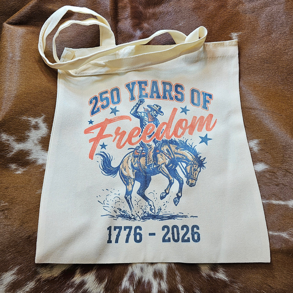Bronco Cowboy 250 Years Tote