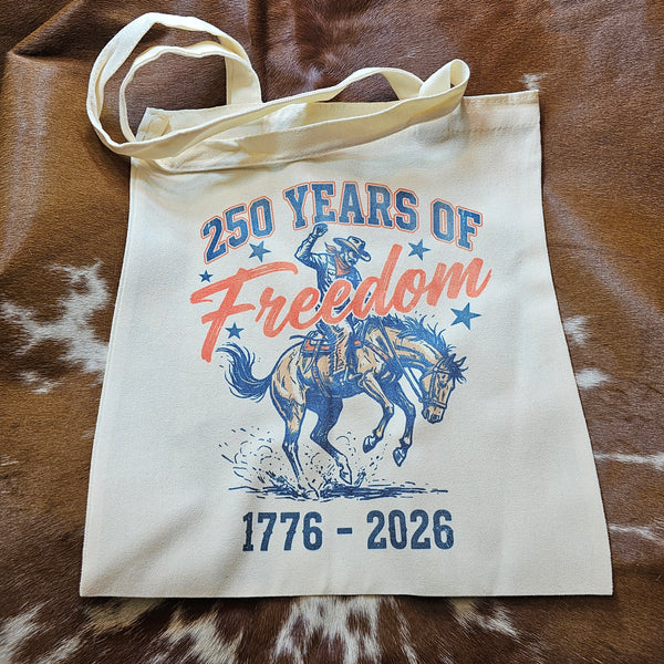 Bronco Cowboy 250 Years Tote
