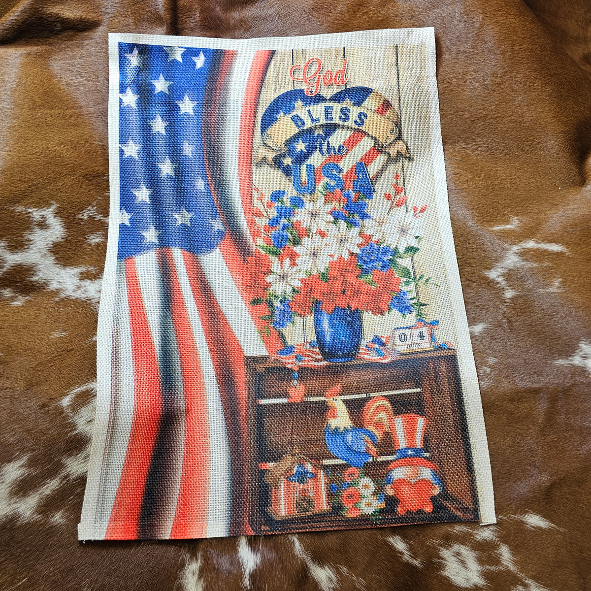 God Bless the USA Garden Flag