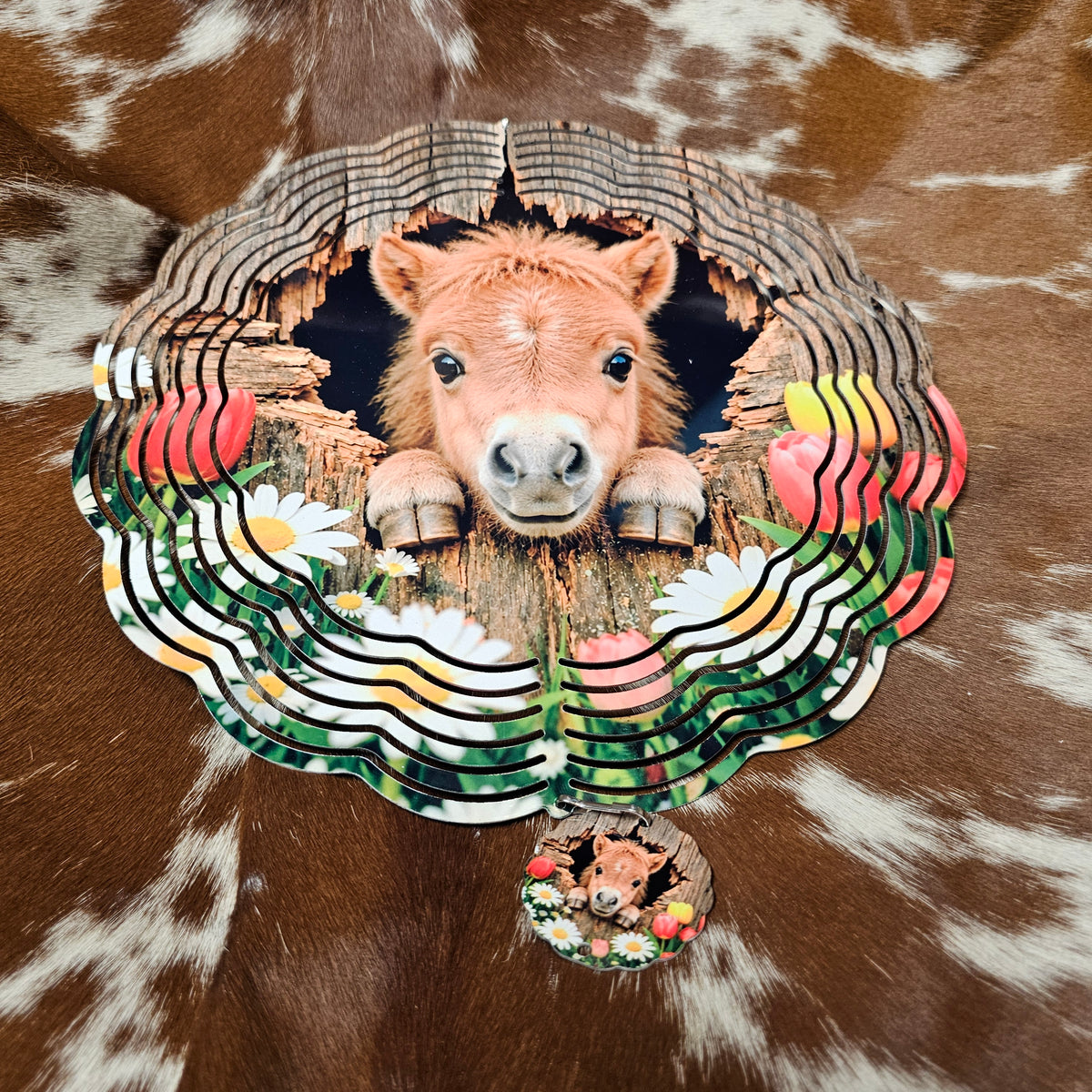 Horse Butt / Baby Horse Wind Spinner