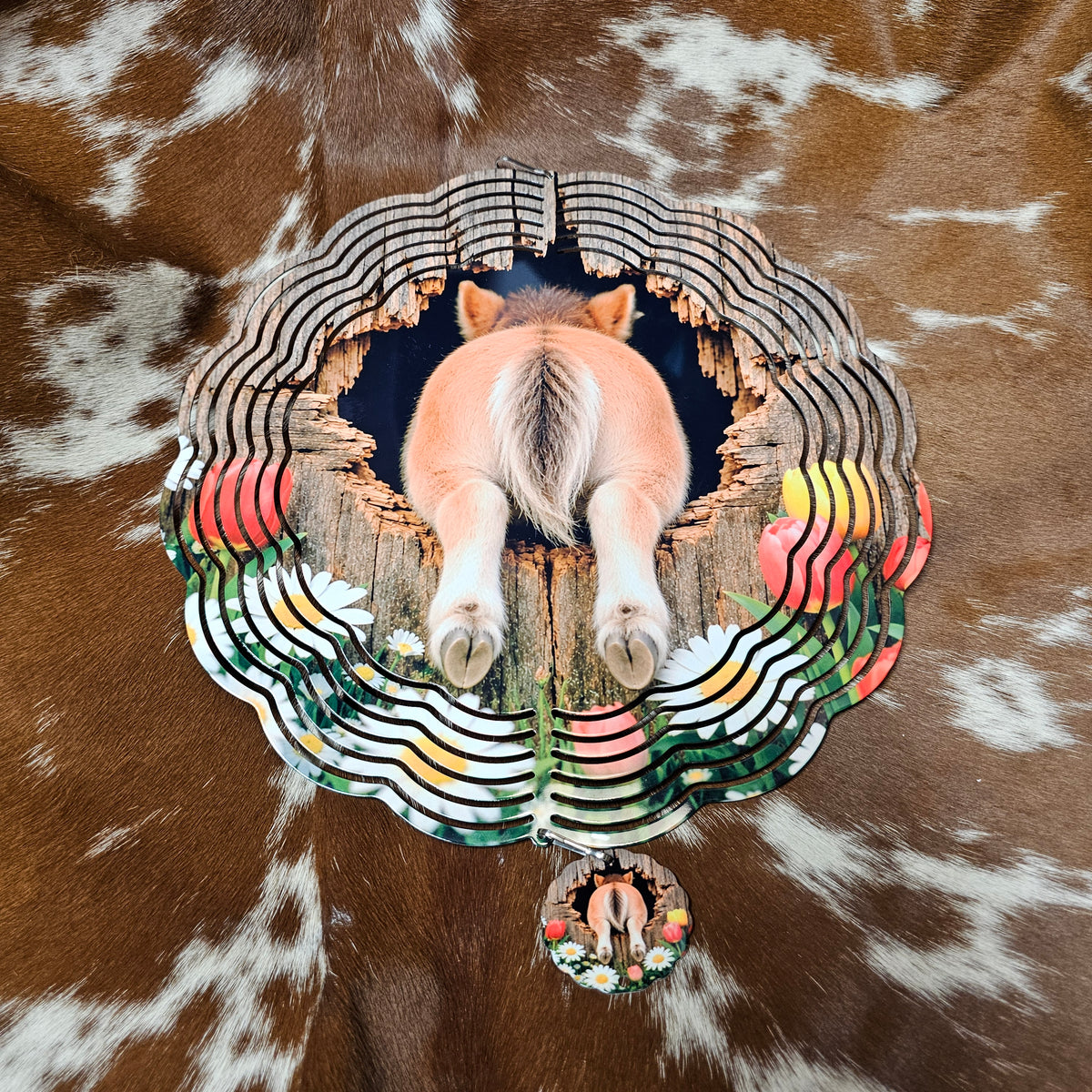 Horse Butt / Baby Horse Wind Spinner