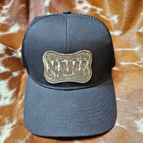 "MAMA" Western Buckle Patch Trucker