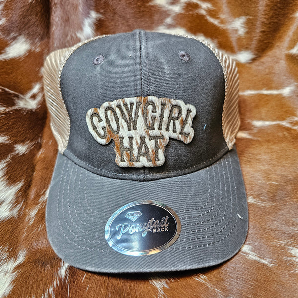 "Cowgirl Hat" Patch Trucker