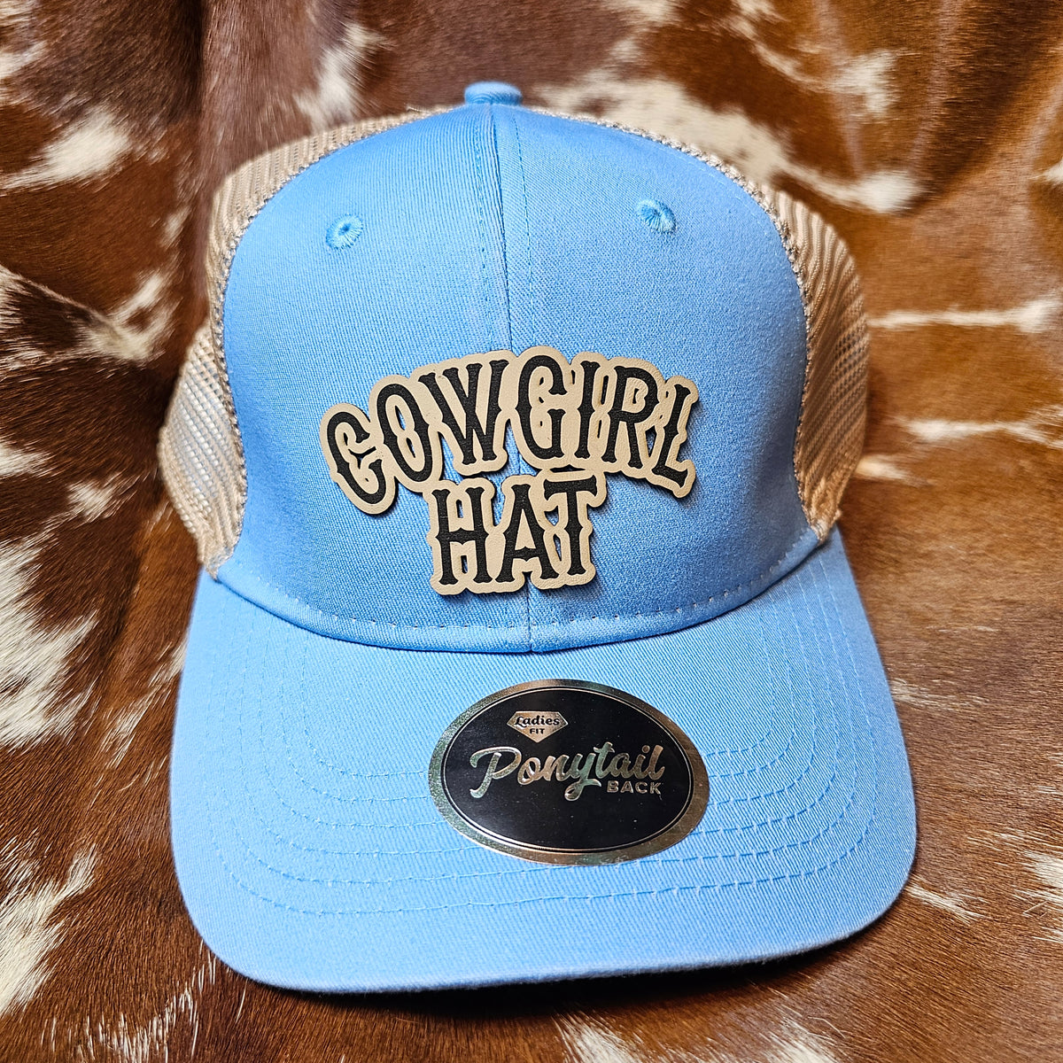 "Cowgirl Hat" Patch Trucker